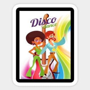 Cartoon Disco Dance Sticker